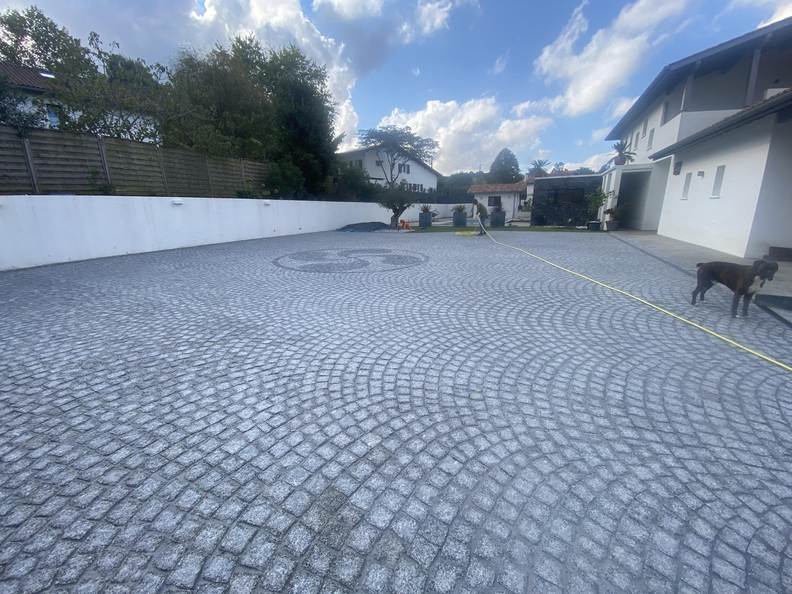 Allée en brique Bayonne