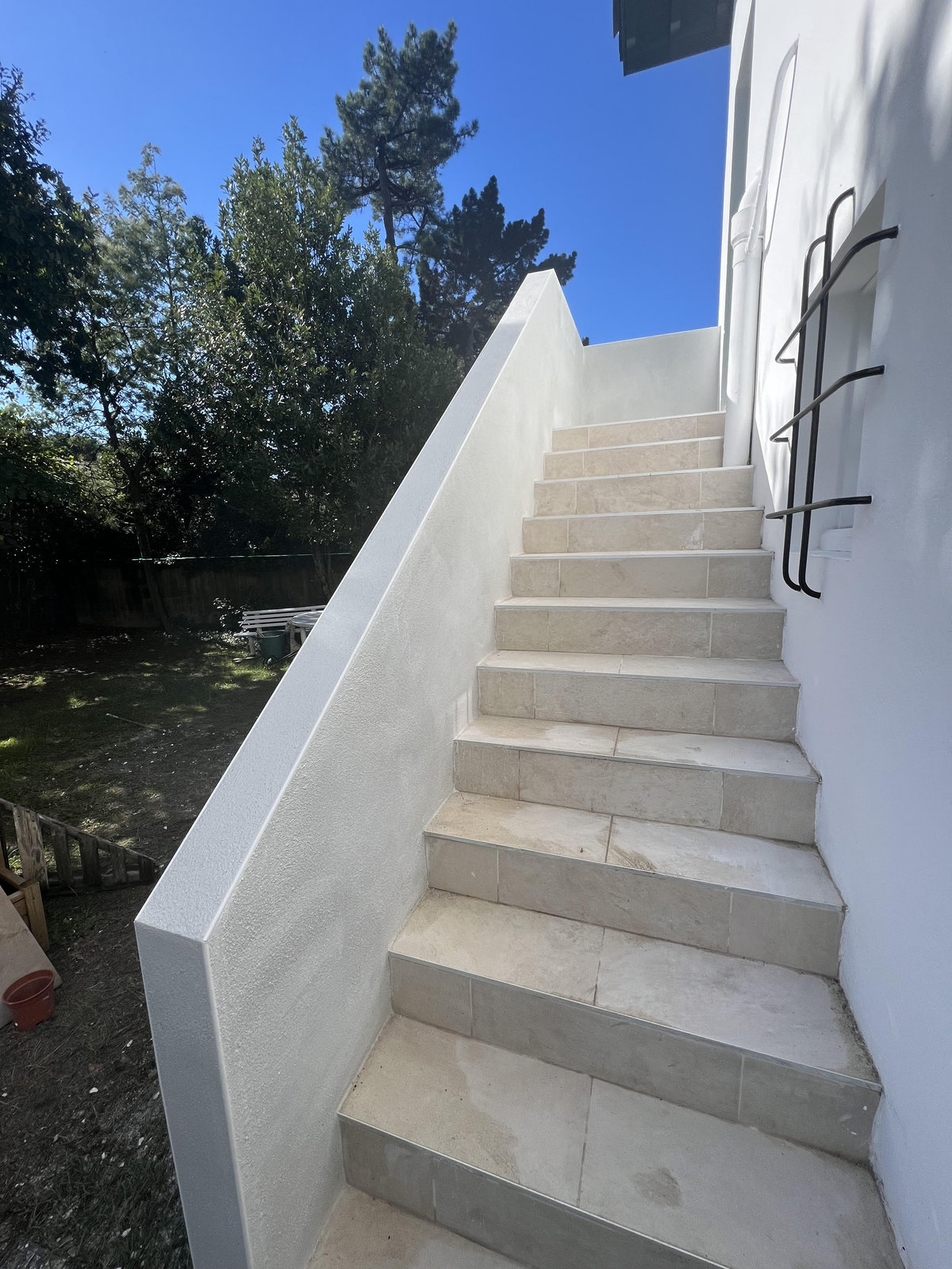 Maçonnerie escalier exterieur Bayonne